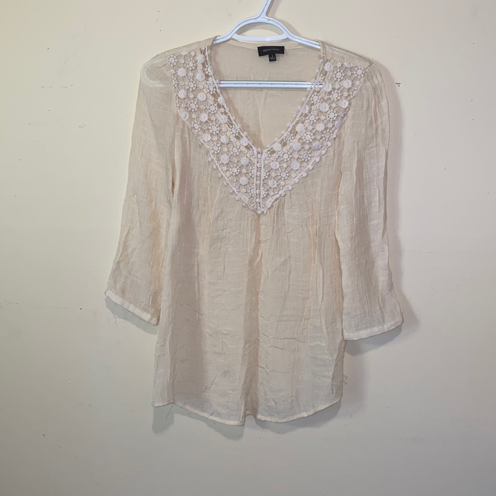 3/$15 SALE Lace Boho Top